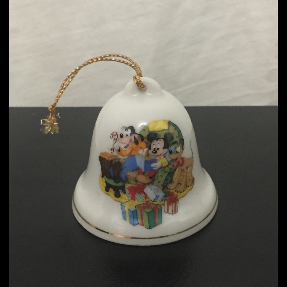 Mickey Mouse Christmas Bell Ornament Goofy Pluto